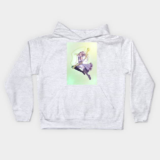 FFXIV Endwalker Hythlodaeus Bard Kids Hoodie by yalitreads